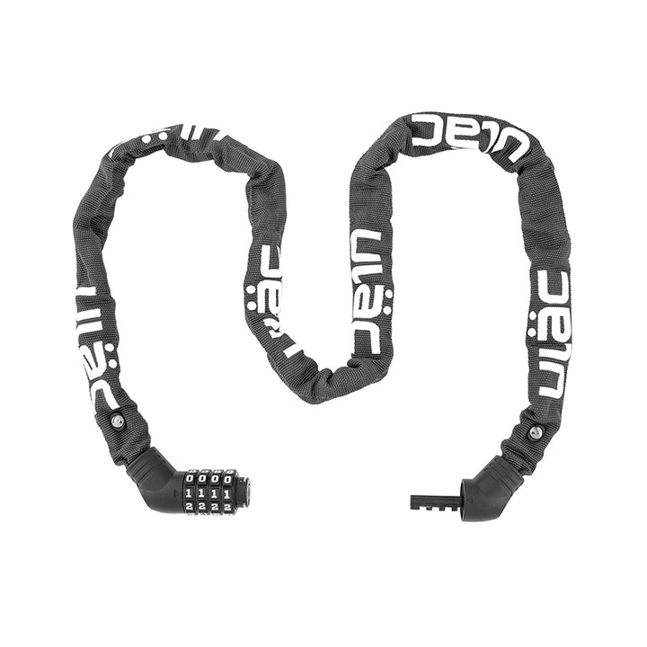 Велосипедный замок Ulac Street Fighter Steel Chain Lock Combo Grey
