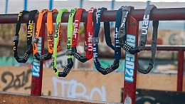 Велосипедный замок Ulac Street Fighter Steel Chain Lock Combo Grey