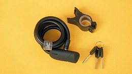Велосипедный замок Ulac Bauhaus Cable Lock Orange