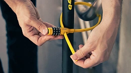 Велосипедный замок Ulac Air Just Z-tie Lock Combo Yellow