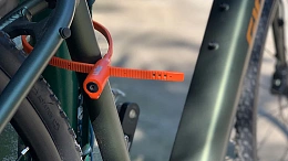 Велосипедный замок Ulac Air Just Z-tie Lock Orange