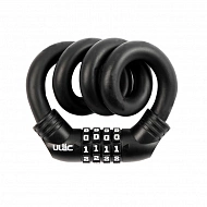 Велосипедный замок Ulac 1970 Memory Cable Lock Combo Black
