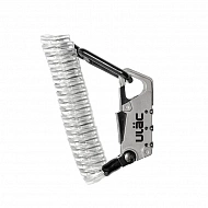 Велосипедный замок Ulac Valkyrie Carabiner Cable Lock White