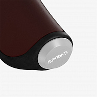 Грипсы Brooks Ergonomic Leather Grips 130/130 Brown