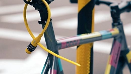 Велосипедный замок Ulac Air Just Z-tie Lock Combo Yellow