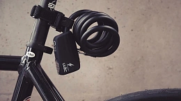 Велосипедный замок Ulac The Bee Alarm Cable Lock Black