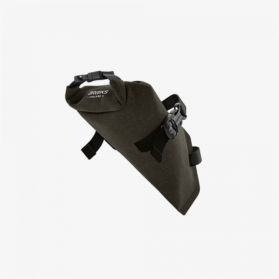 Сумка для велосипеда Brooks Scape Saddle Roll Bag Mud Green